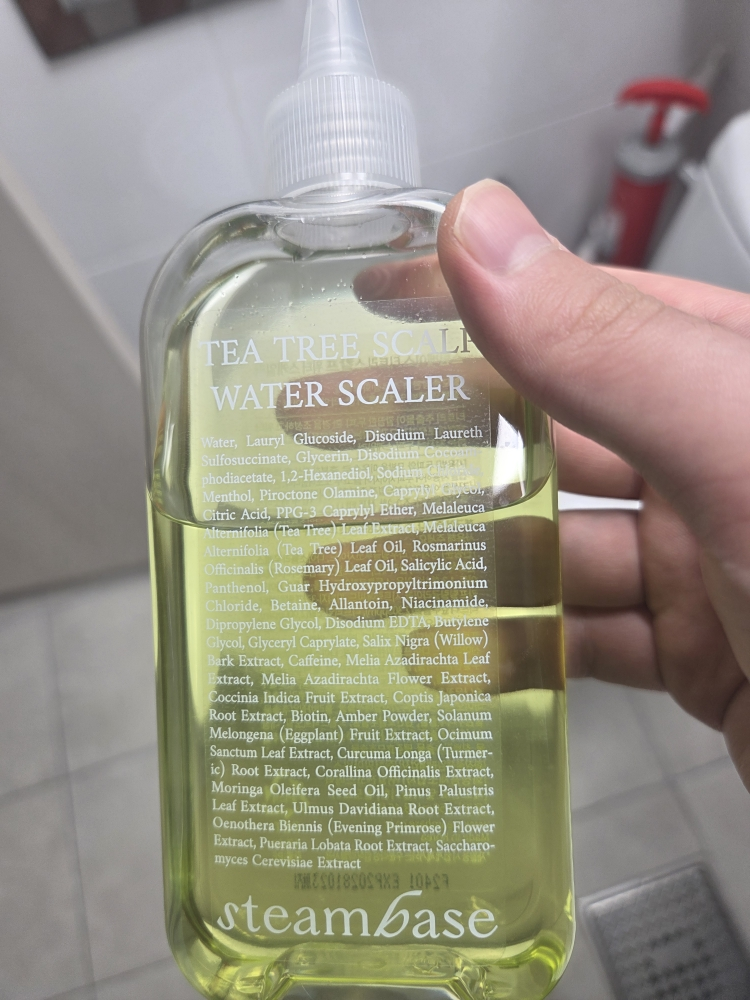 STEAMBASE Agua para el cuero cabelludo Treetree Scalp Water Scaler review image