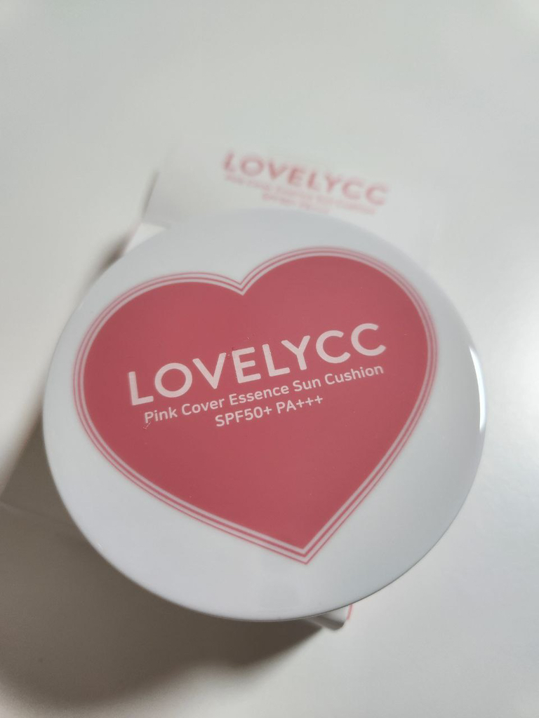 러블리씨씨 (LOVELYCC) 핑크 커버 에센스 선쿠션 [SPF50+/PA+++] [17호] review image