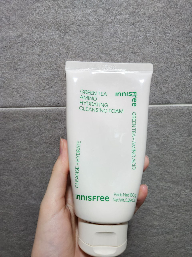 이니스프리 (INNISFREE) 그린티 아미노 수분 폼 클렌징 review image