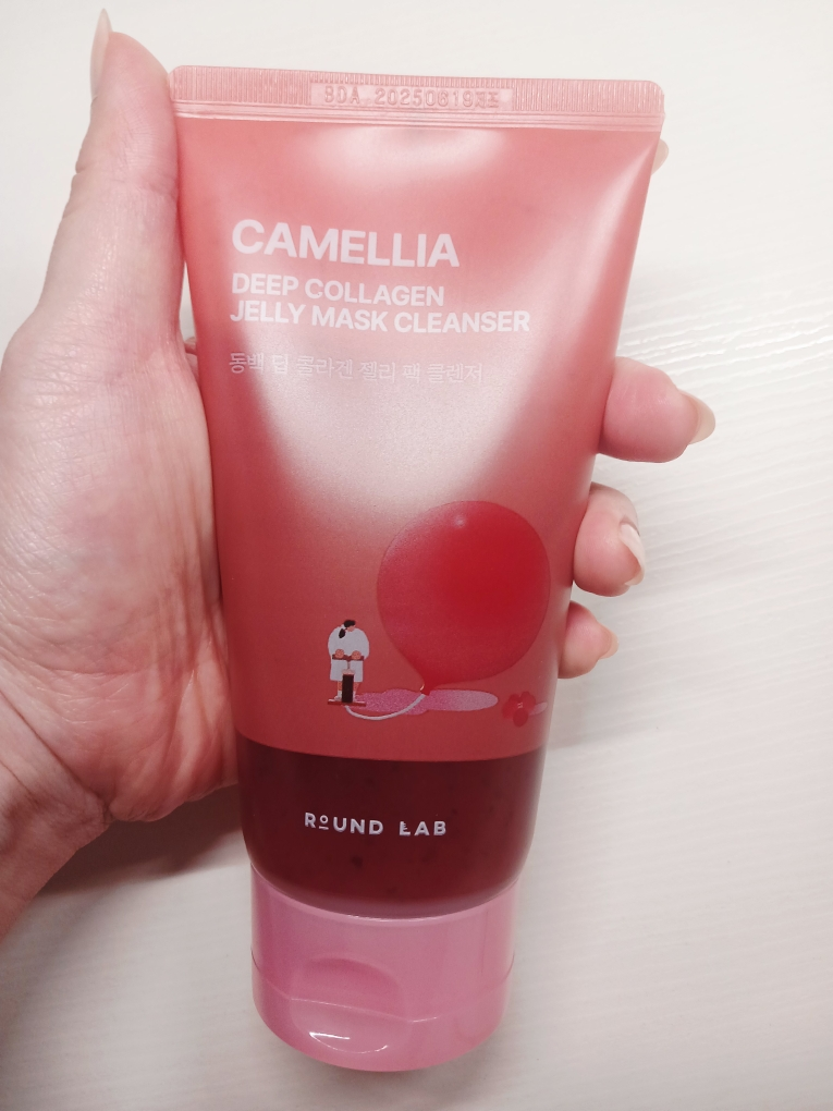 라운드랩 (ROUNDLAB) 동백 딥 콜라겐 젤리 팩 클렌저 review image