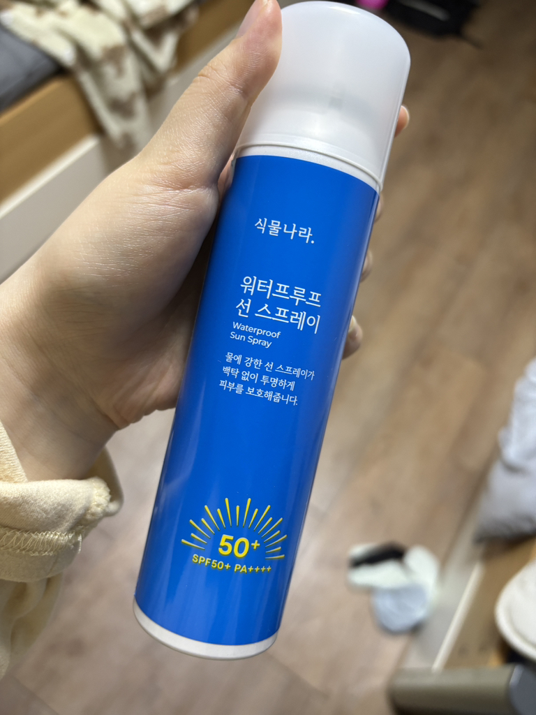 식물나라 (SHINGMULNARA) 워터프루프 선 스프레이 [SPF50+/PA++++] review image