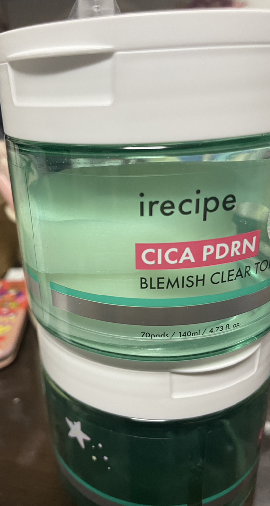 아이레시피 (irecipe) 리틀트윈스타 콜라보 시카 PDRN 흔적 클리어 토너 패드 review image