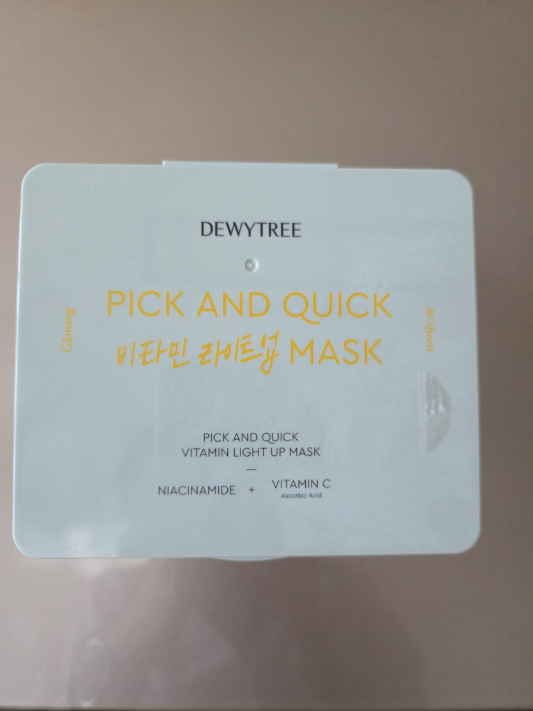 DEWYTREE Mặt nạ Pick & Quick [Vitamin Light Up] review image