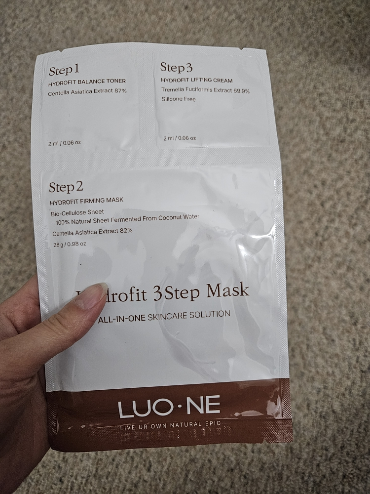 루오네 (LUO-NE) 하이드로핏 3스텝 마스크 review image