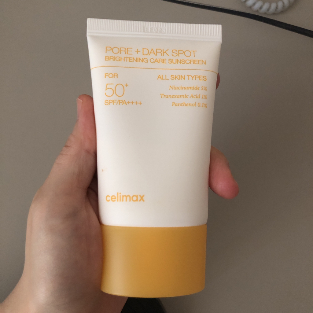 셀리맥스 (celimax) 브라이트닝 모공잡티 선크림 [SPF50+/PA++++] review image