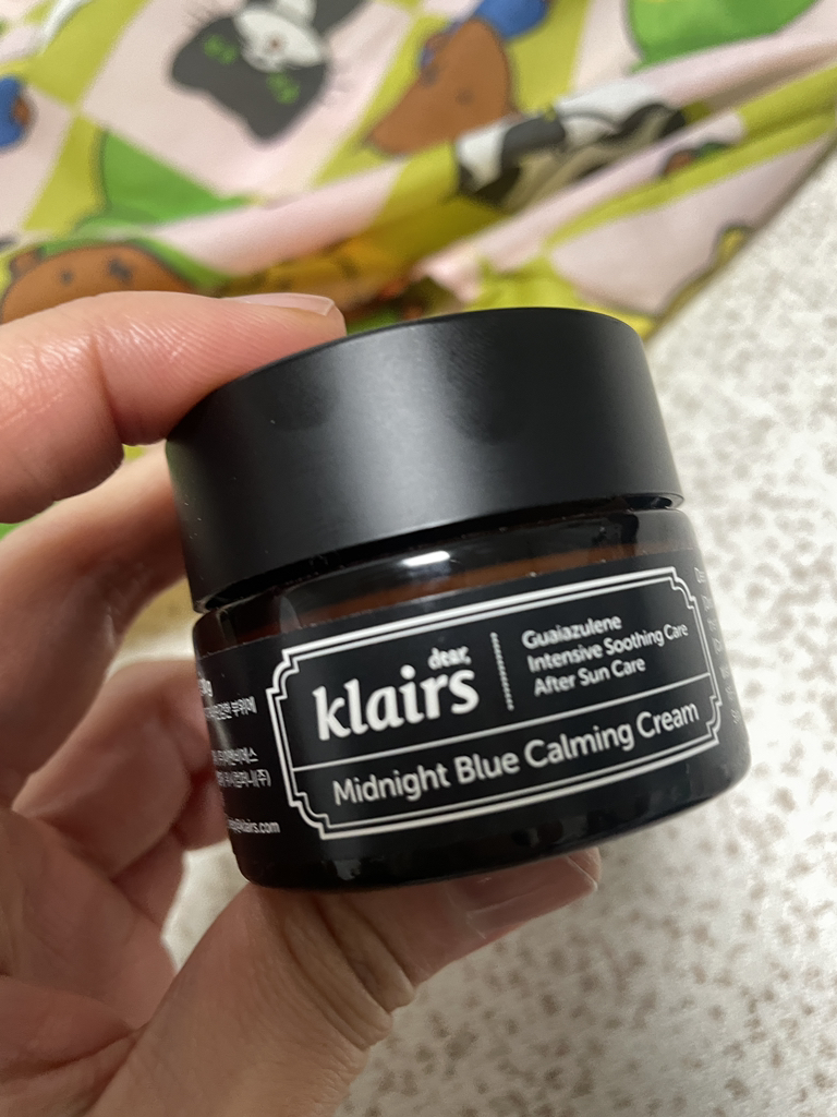 dearKlairs Crema de camuflaje azul noche review image