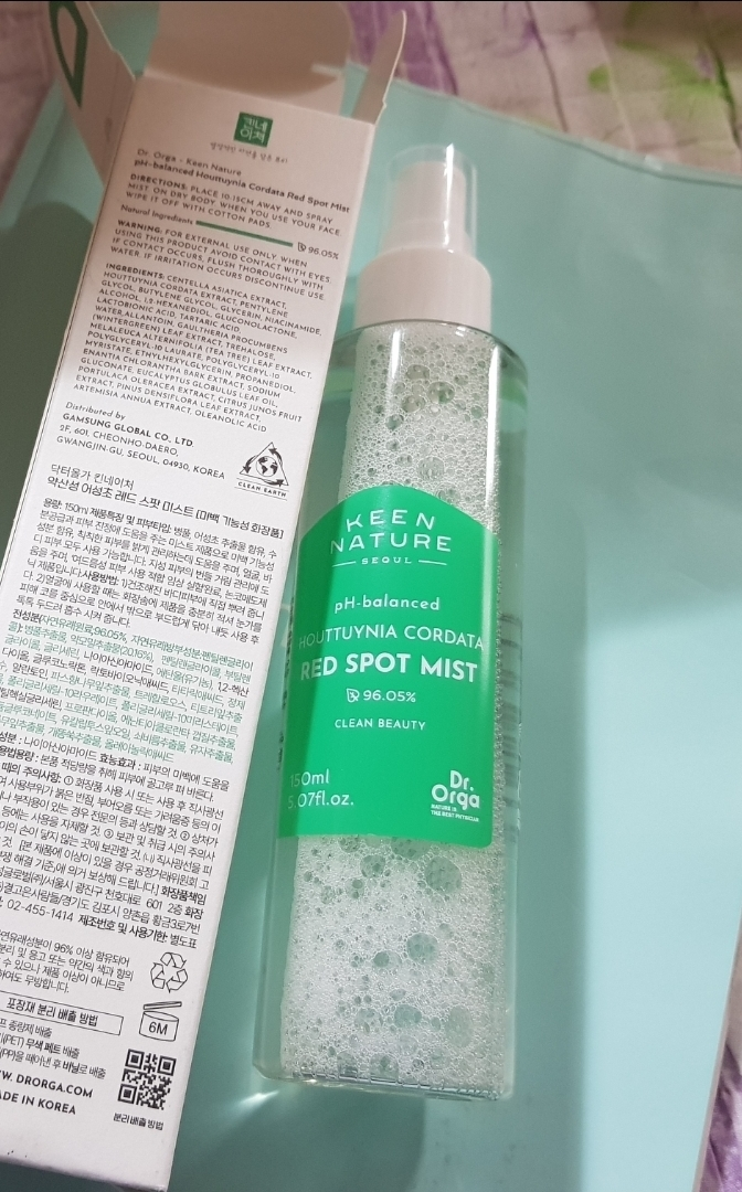 Dr.Orga Bruma ligeramente ácida de Fishweed para manchas rojas y acné review image