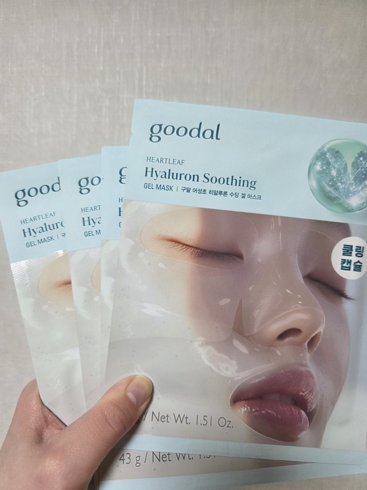 구달 (goodal) 겔 마스크 [어성초히알루론수딩] review image