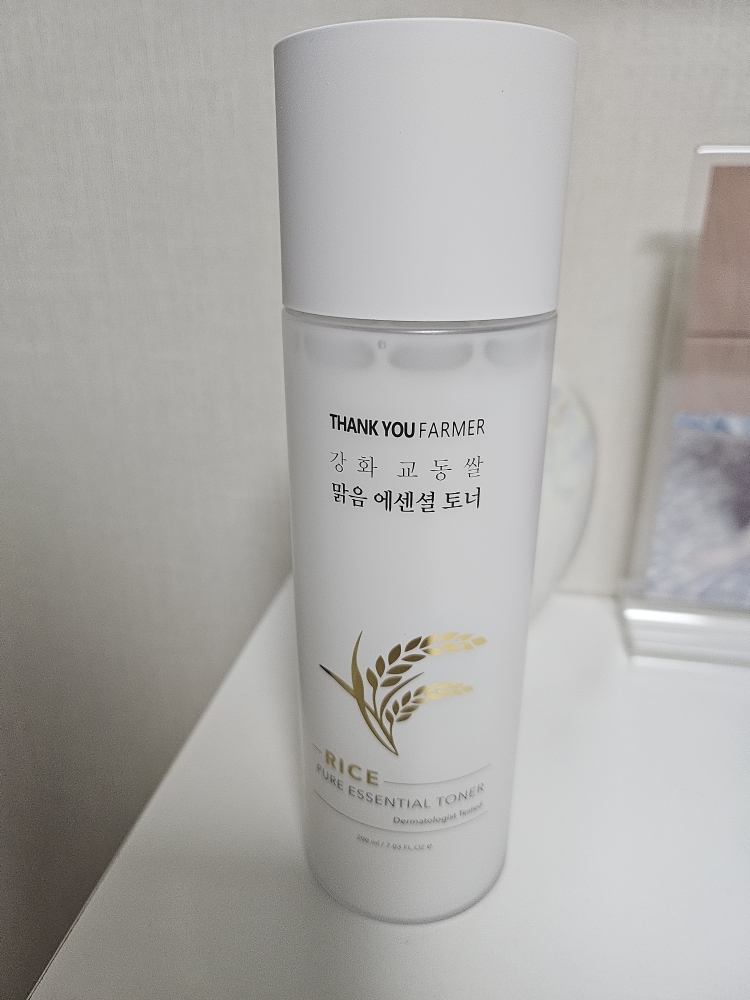 땡큐파머 (THANKYOUFARMER) 강화 교동쌀 맑음 에센셜 토너 review image