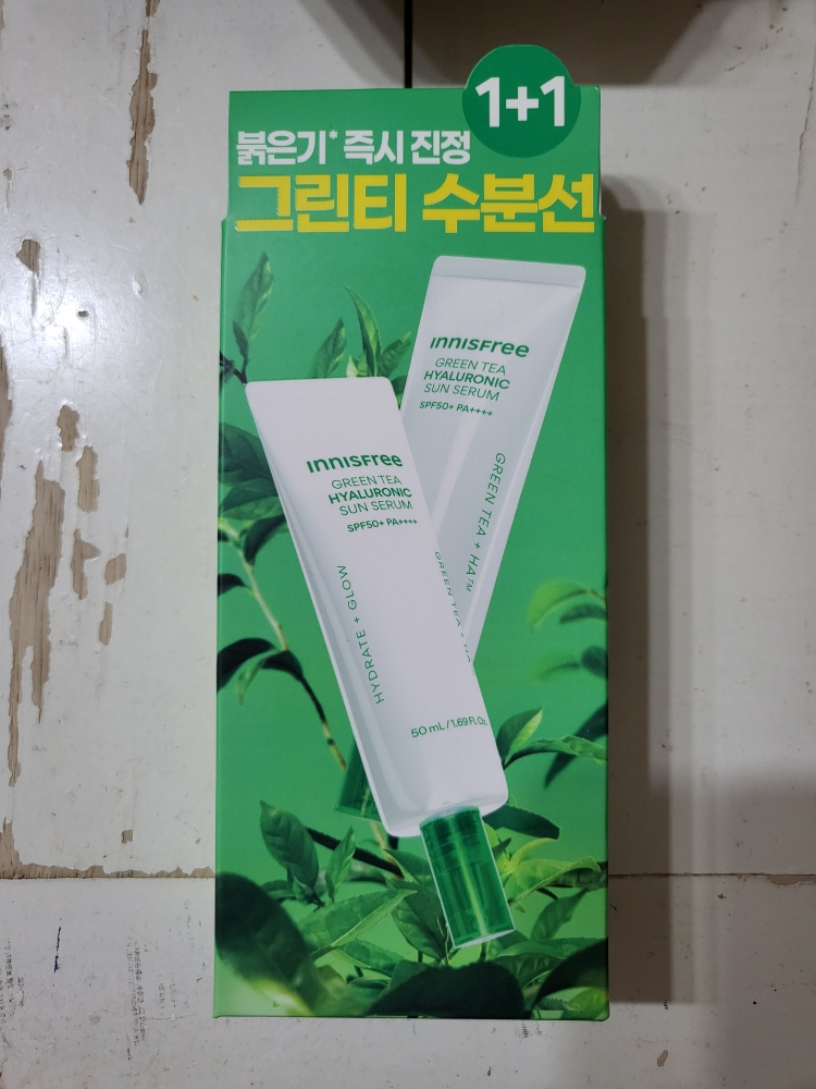 悦诗风吟 绿茶透明质酸舒缓保湿防晒精华液 [SPF50+/PA++++] review image