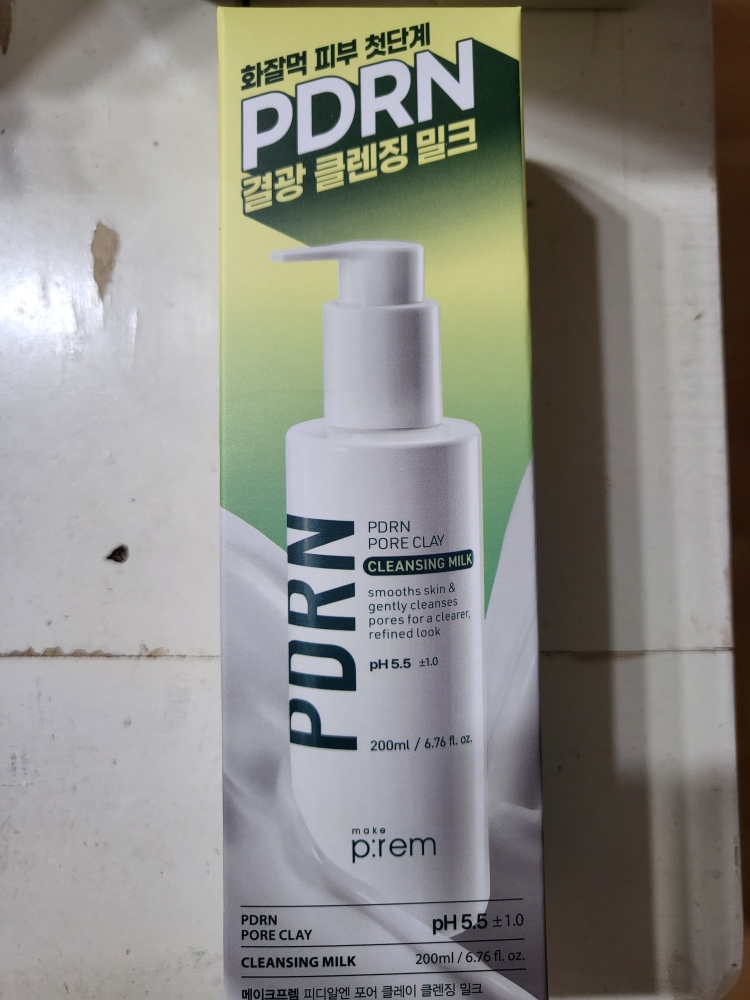 메이크프렘 (makep:rem) 피디알엔 포어 클레이 클렌징 밀크 review image