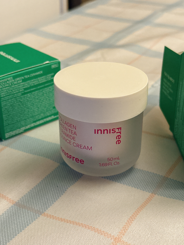 이니스프리 (INNISFREE) 콜라겐 그린티 세라마이드 탄력장벽 크림 review image
