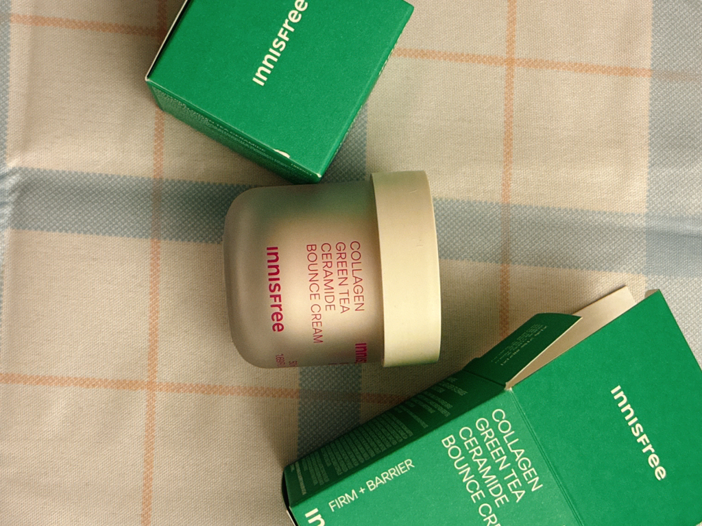 이니스프리 (INNISFREE) 콜라겐 그린티 세라마이드 탄력장벽 크림 review image