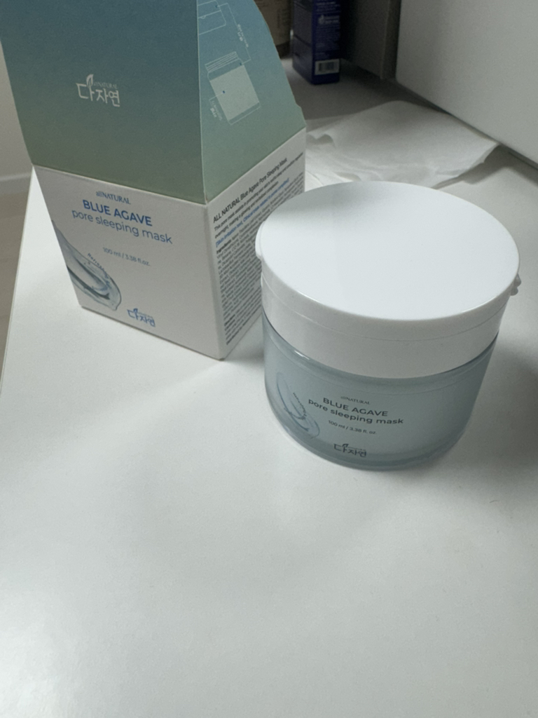 다자연 (allNATURAL) 블루 아가베 포어 슬리핑 마스크 review image