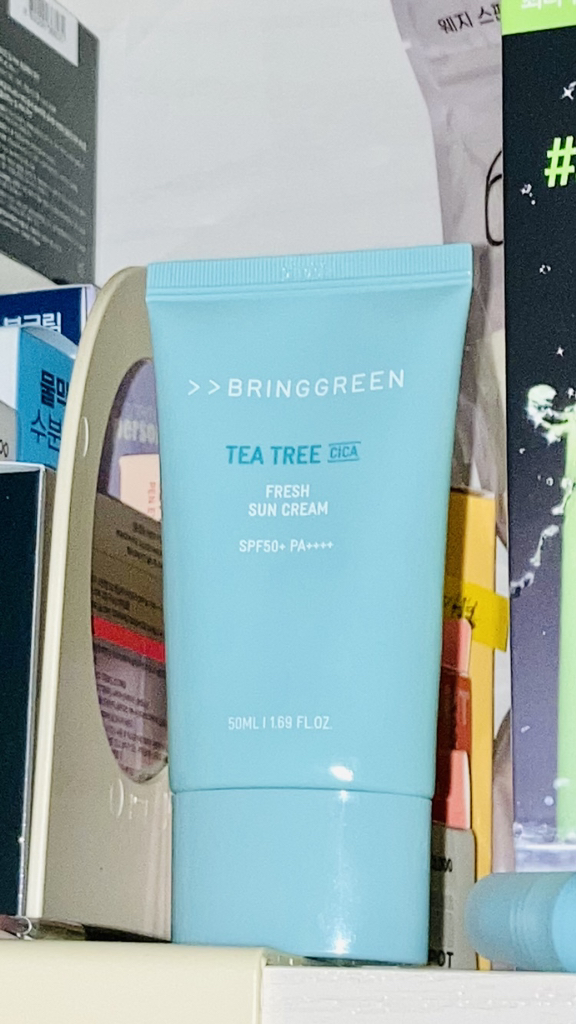 BRINGGREEN Crema solar fresca TeaTricica [SPF50+/PA++++] review image
