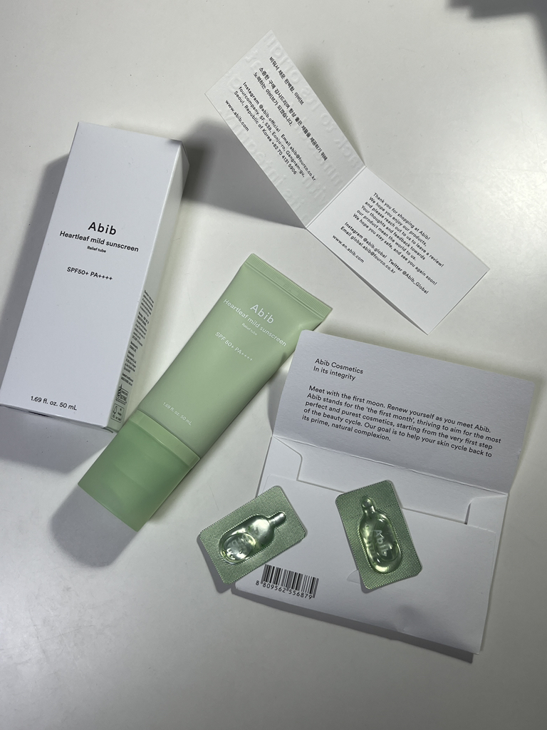 아비브 (Abib) 어성초 마일드 선크림 릴리프 튜브 [SPF50+/PA++++] review image