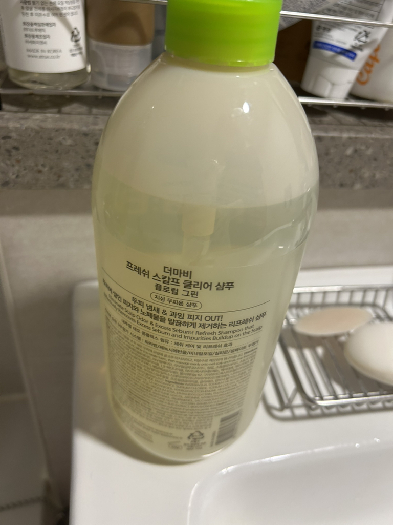 더마비 (Derma:B) 프레쉬 스칼프 클리어 샴푸 [플로럴그린] review image