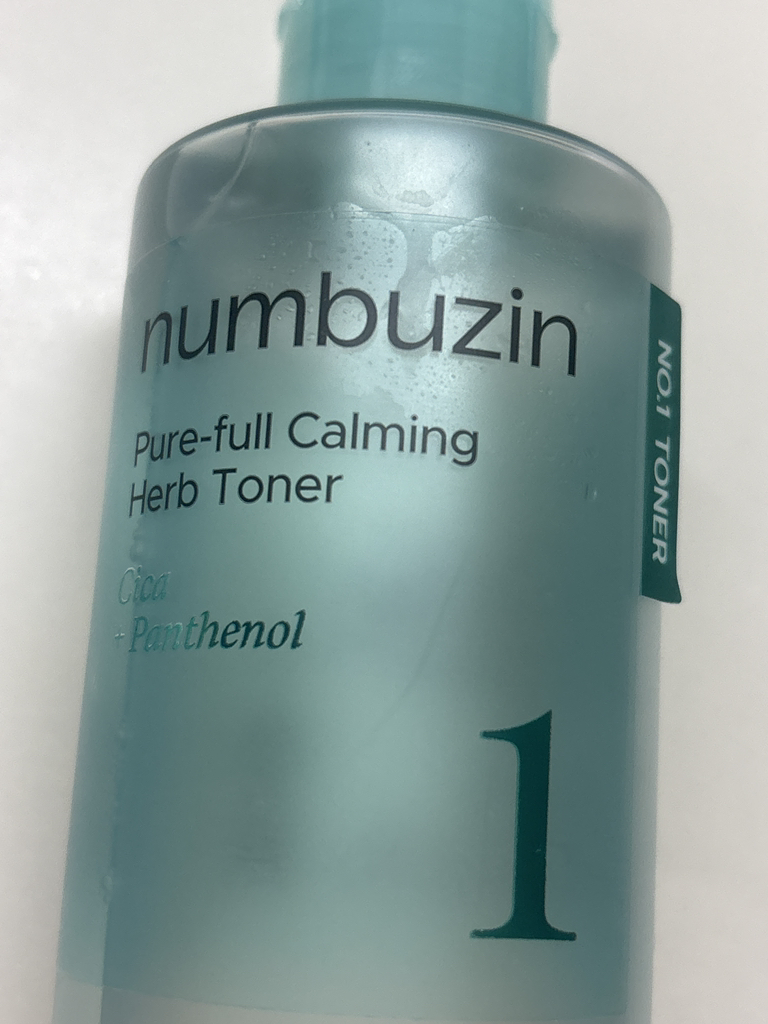 numbuzin No.1 Tónico Calmante Transparente review image