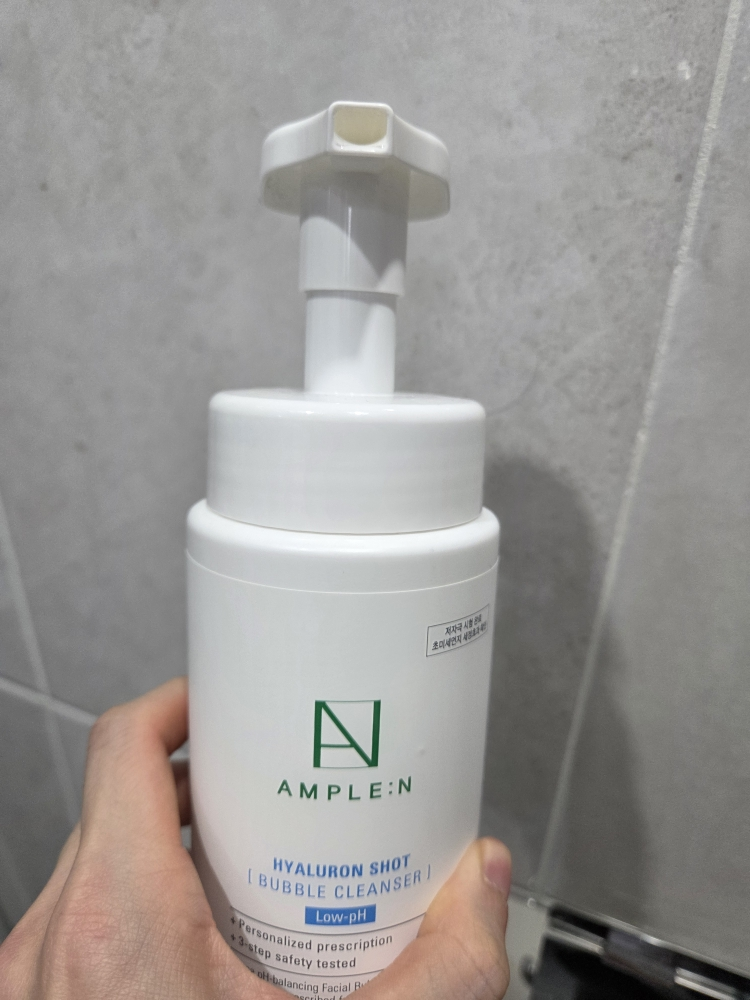 앰플엔 (AMPLE:N) 히알루론샷 버블 클렌저 review image
