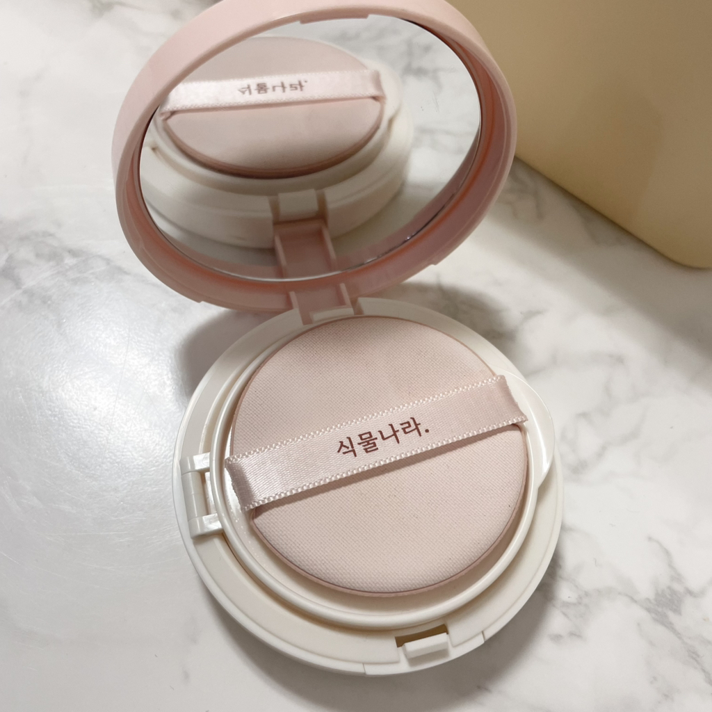 SHINGMULNARA Cojín Solar Perfect Rice Vitality Tone Up [SPF50+/PA++++] [02 Vitality Peach] [02 Vitality Peach review image