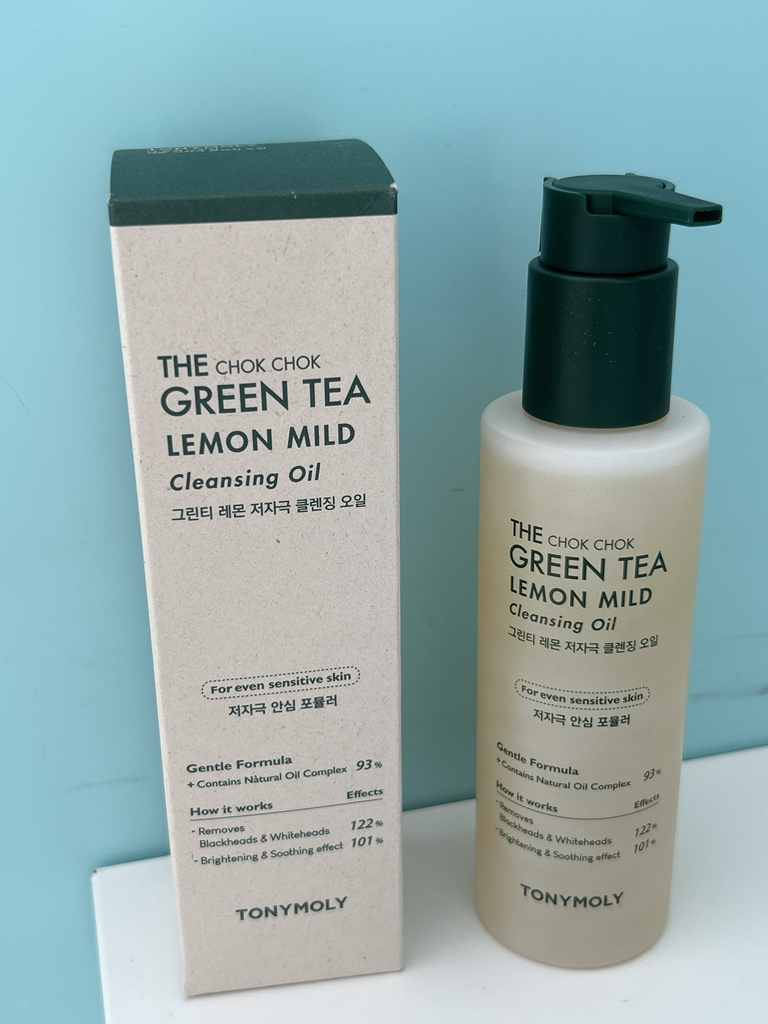 TONYMOLY Más Aceite Limpiador Hipoalergénico Té Verde Limón Hidratante review image