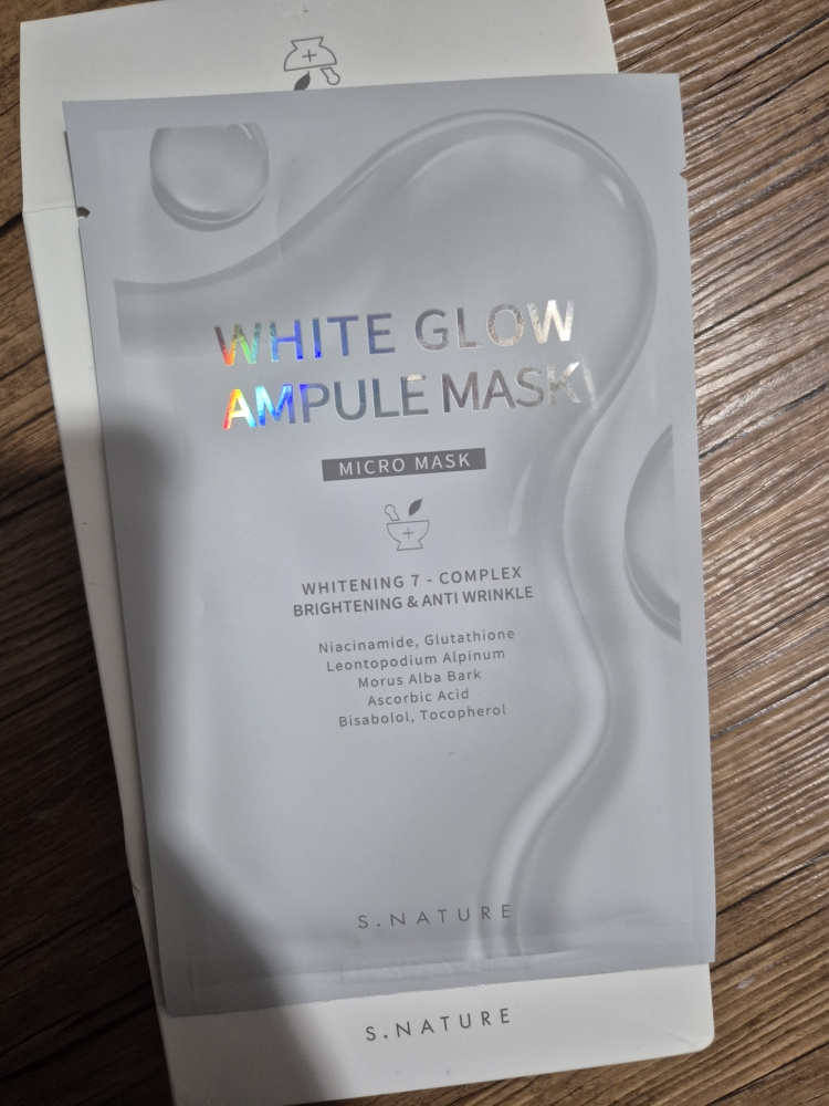 에스네이처 (S.NATURE) 화이트 글로우 앰플 마스크 review image