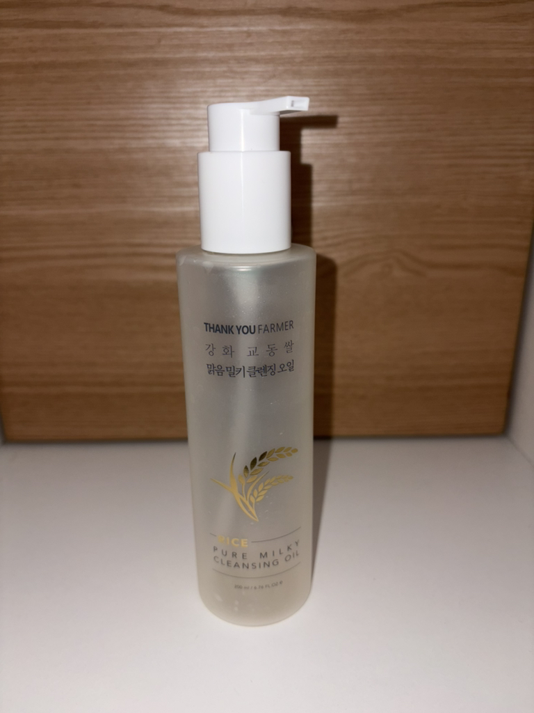 땡큐파머 (THANKYOUFARMER) 강화 교동쌀 맑음 밀키 클렌징 오일 review image