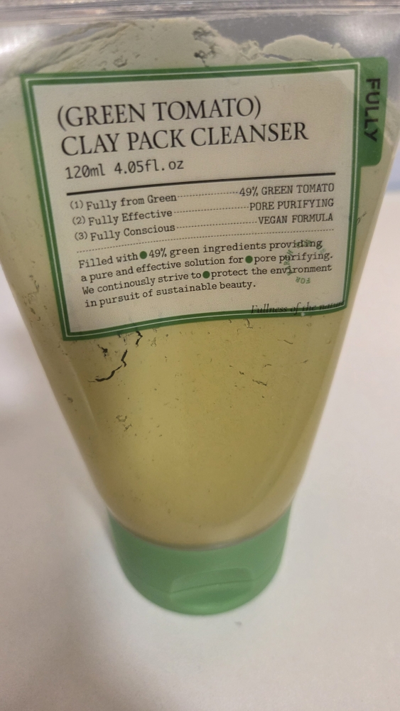FULLY 绿色番茄泥浆洁面膏 review image