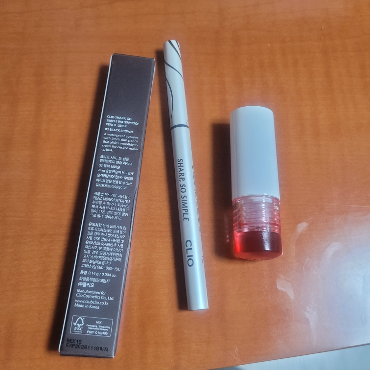 클리오 (CLIO) 샤프 쏘 심플 워터프루프 펜슬라이너 [3호 블랙브라운] review image