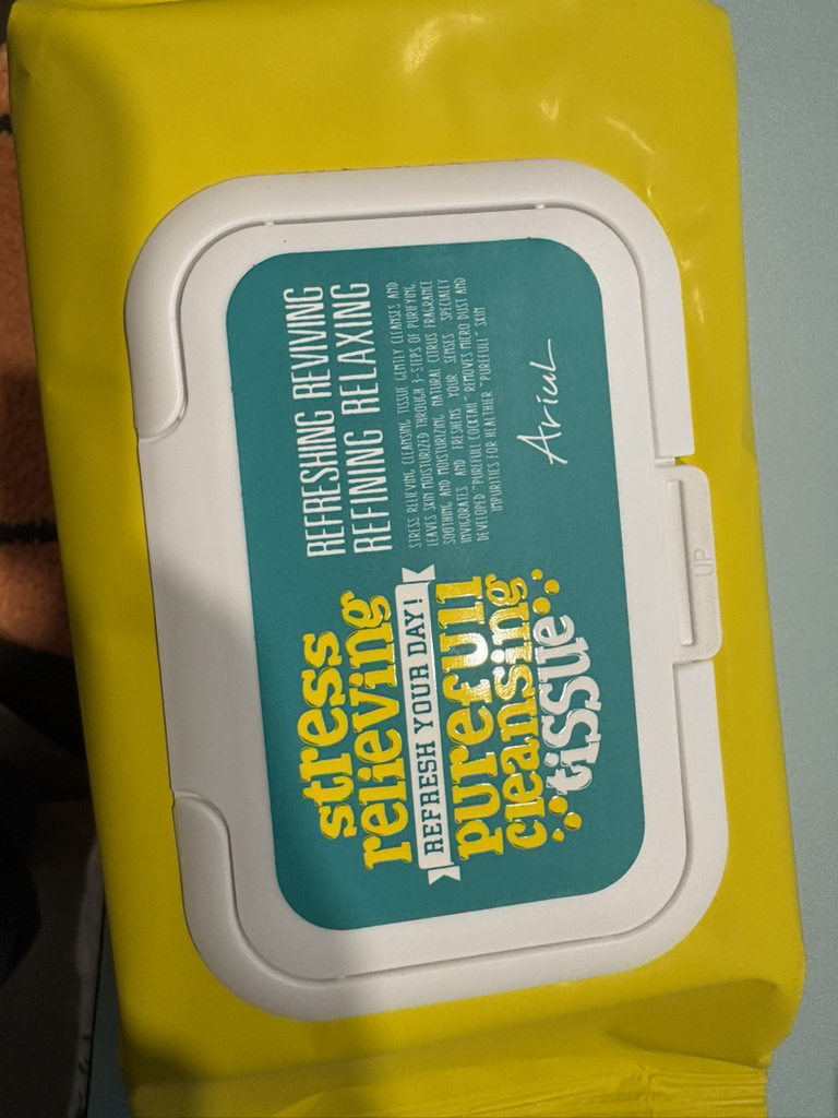 아리얼 (Ariul) 스트레스 릴리빙 퓨어풀 클렌징 티슈 review image