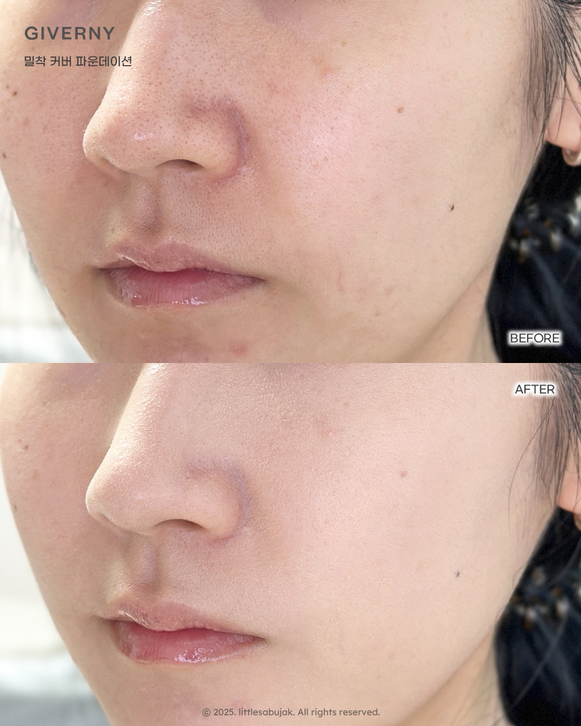 지베르니 (GIVERNY) 밀착 커버 파운데이션 [SPF30/PA++] [21호 라이트 베이지] review image