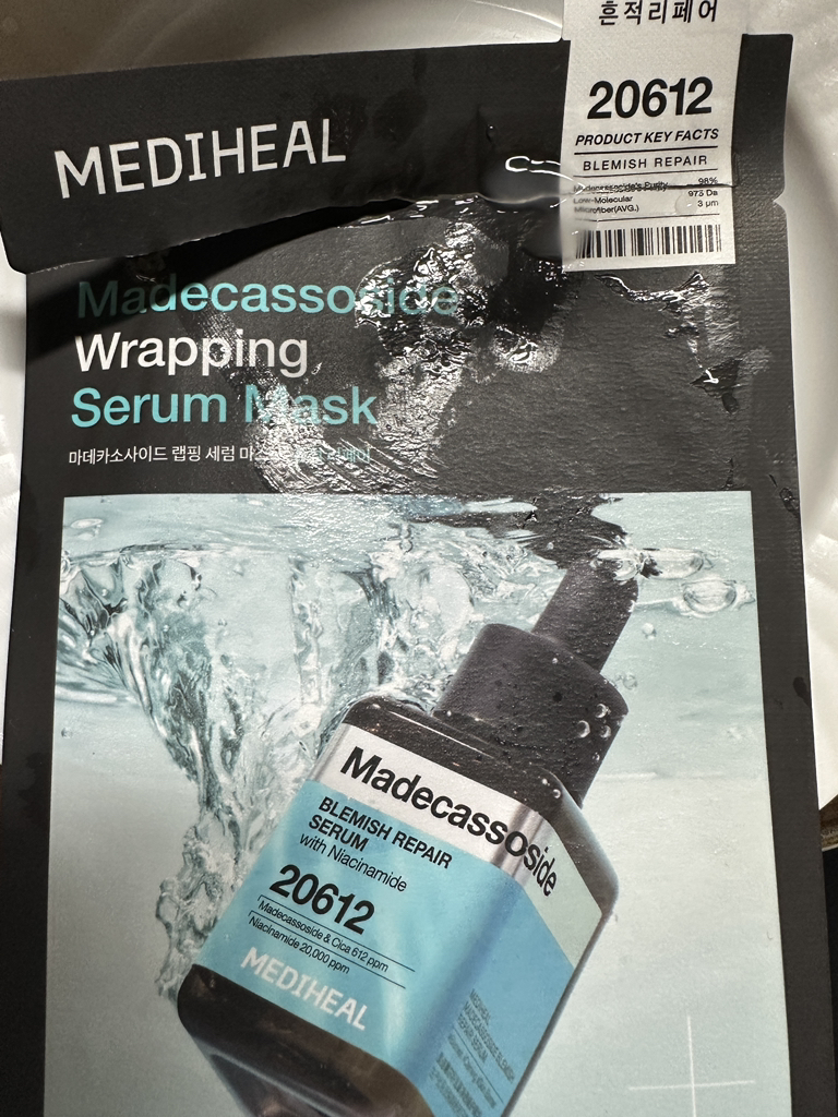 메디힐 (MEDIHEAL) 마데카소사이드 랩핑 세럼 마스크 [흔적 리페어] review image
