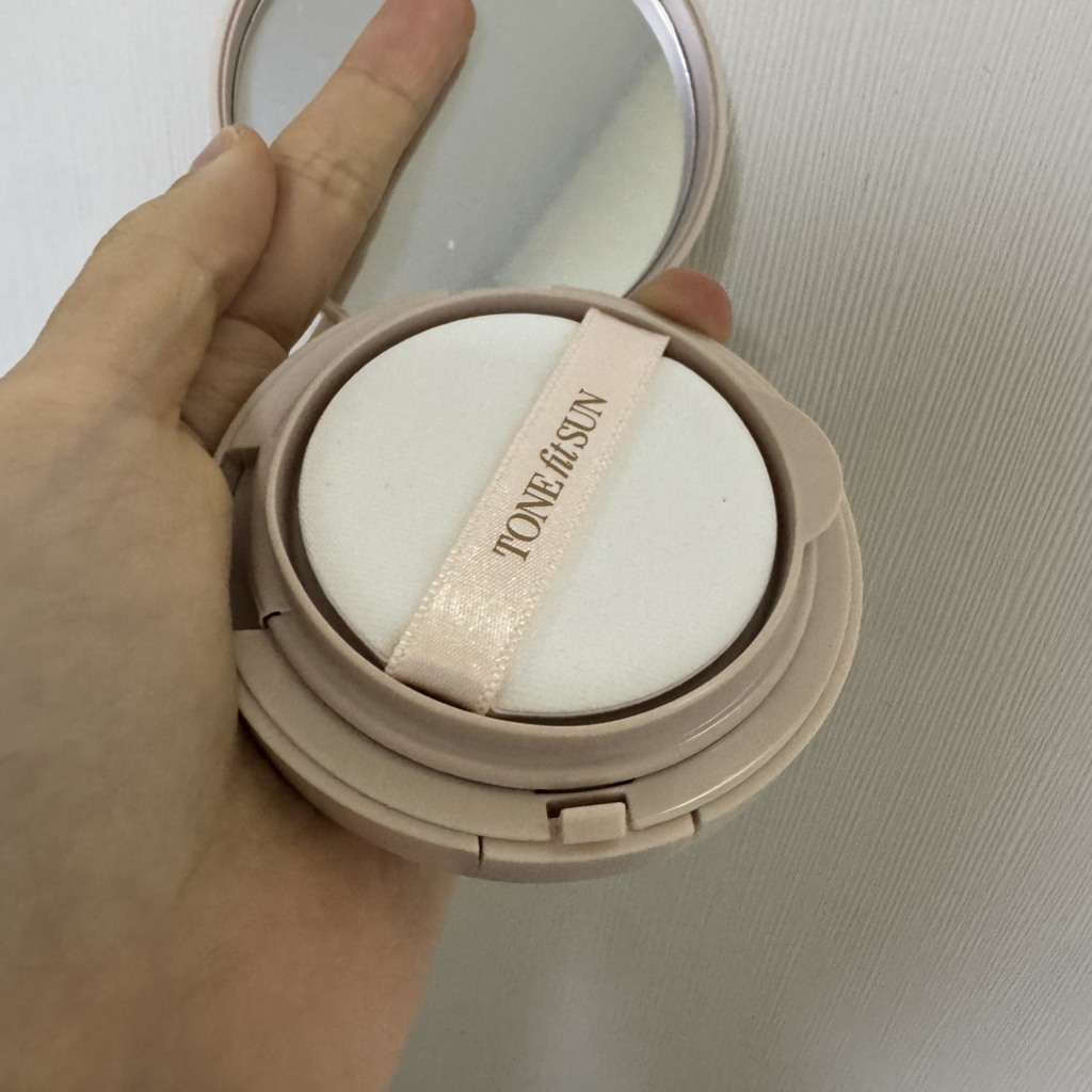 톤핏선 (TONEfitSUN) 비건 듀이 커버 선쿠션 [SPF50+/PA++++] review image