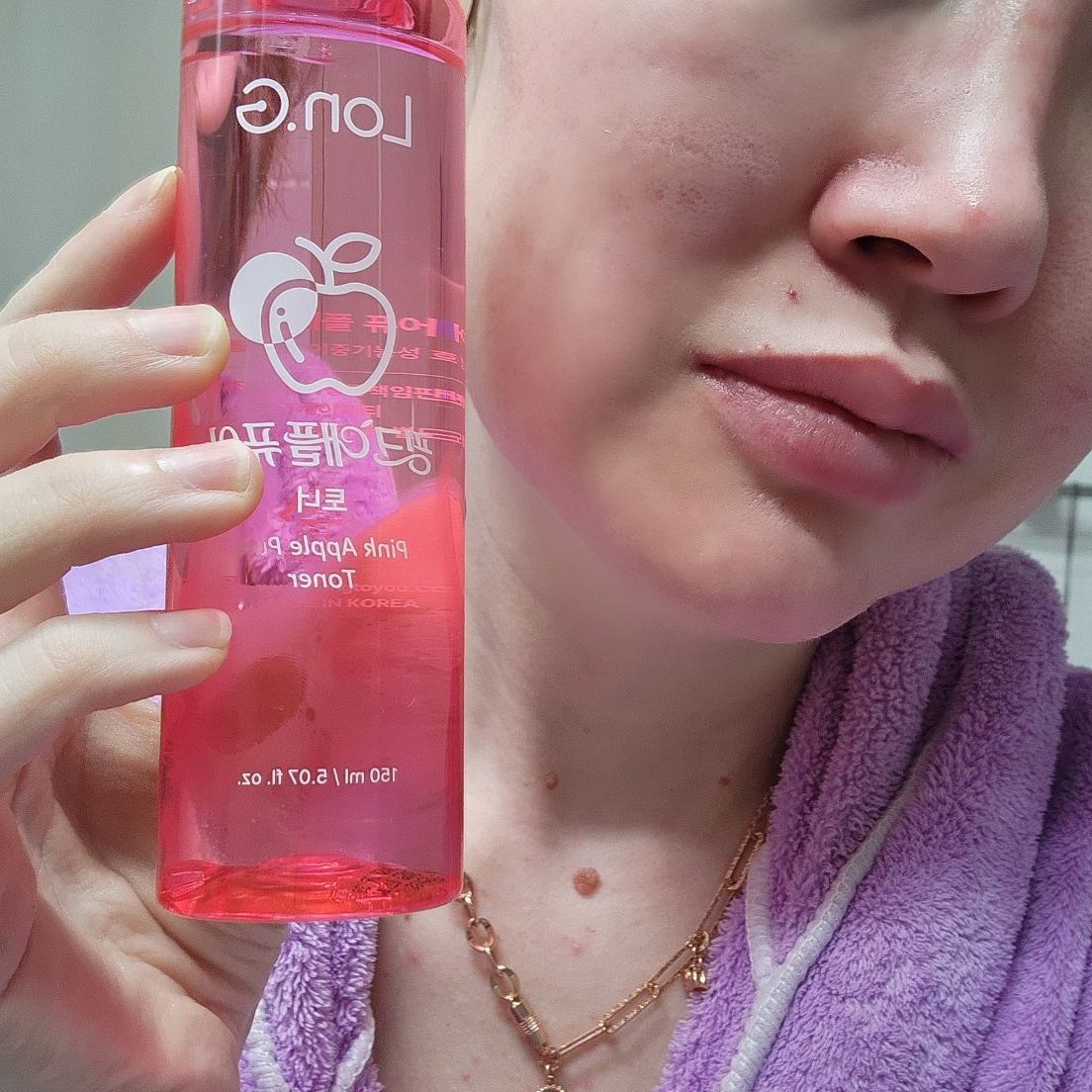 론지 (Lon.G) 핑크 애플 퓨어 토너 review image