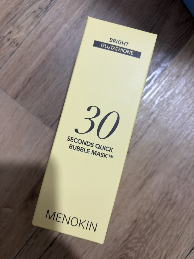 메노킨 (MENOKIN) 30초 퀵 버블 마스크 브라이트 review image