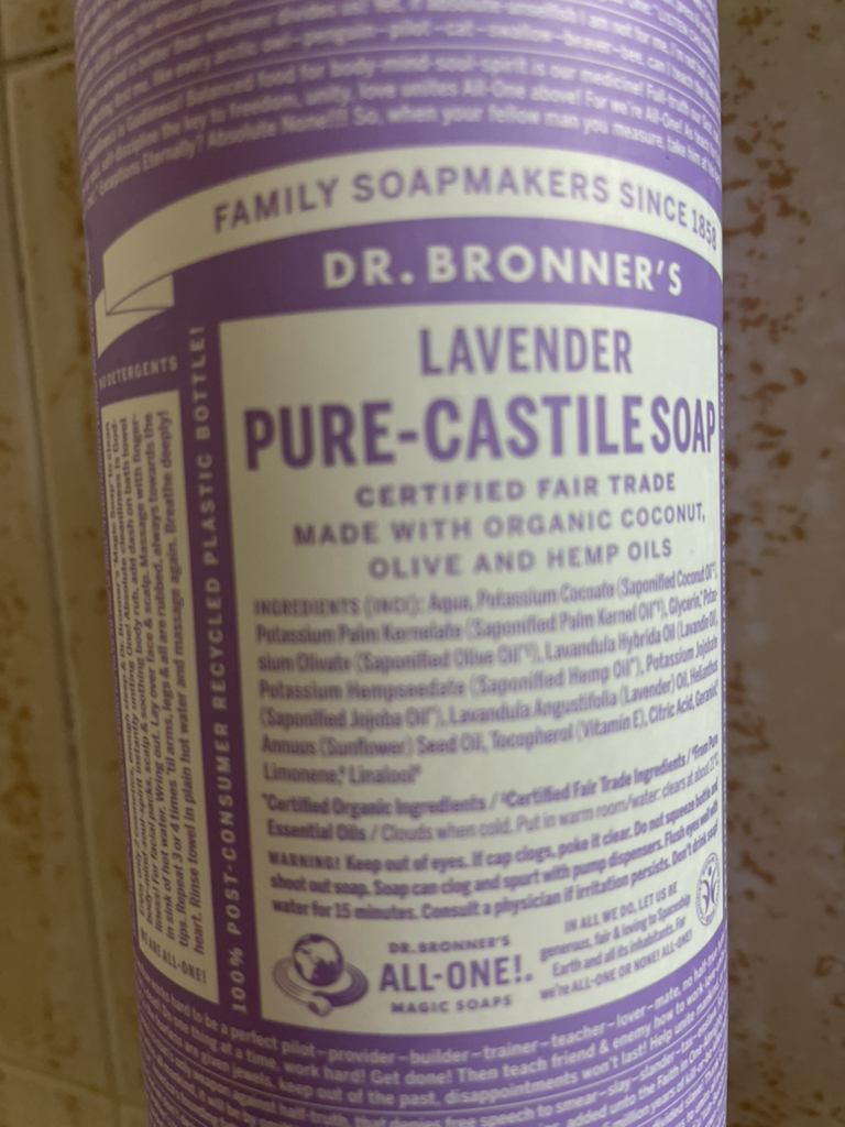 닥터브로너스 (DR.BRONNER'S) 퓨어 캐스틸 솝 [라벤더] review image