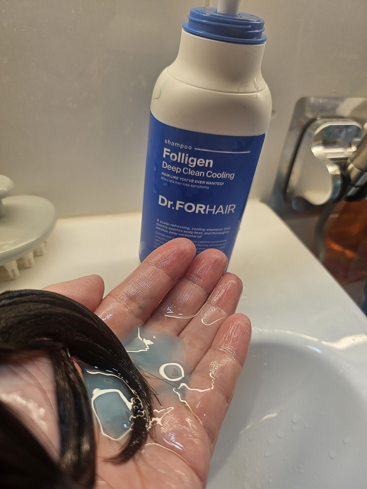 닥터포헤어 (Dr.FORHAIR) 폴리젠 딥 클린 쿨링 샴푸 review image