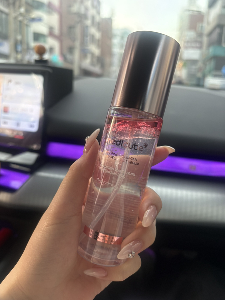 메디큐브 (medicube) PDRN 핑크 콜라겐 젤리 미스트세럼 review image