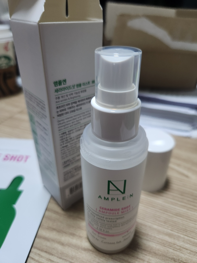 앰플엔 (AMPLE:N) 세라마이드샷 앰플 미스트 review image