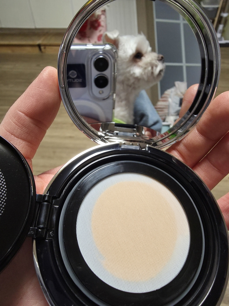 터치인솔 (TouchinSol) 스킨 커버 쿠션 [SPF50+/PA++++] [21N 뉴트럴 베이지] review image