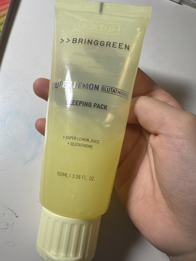 브링그린 (BRINGGREEN) 슈퍼레몬글루타치온슬리핑팩 review image