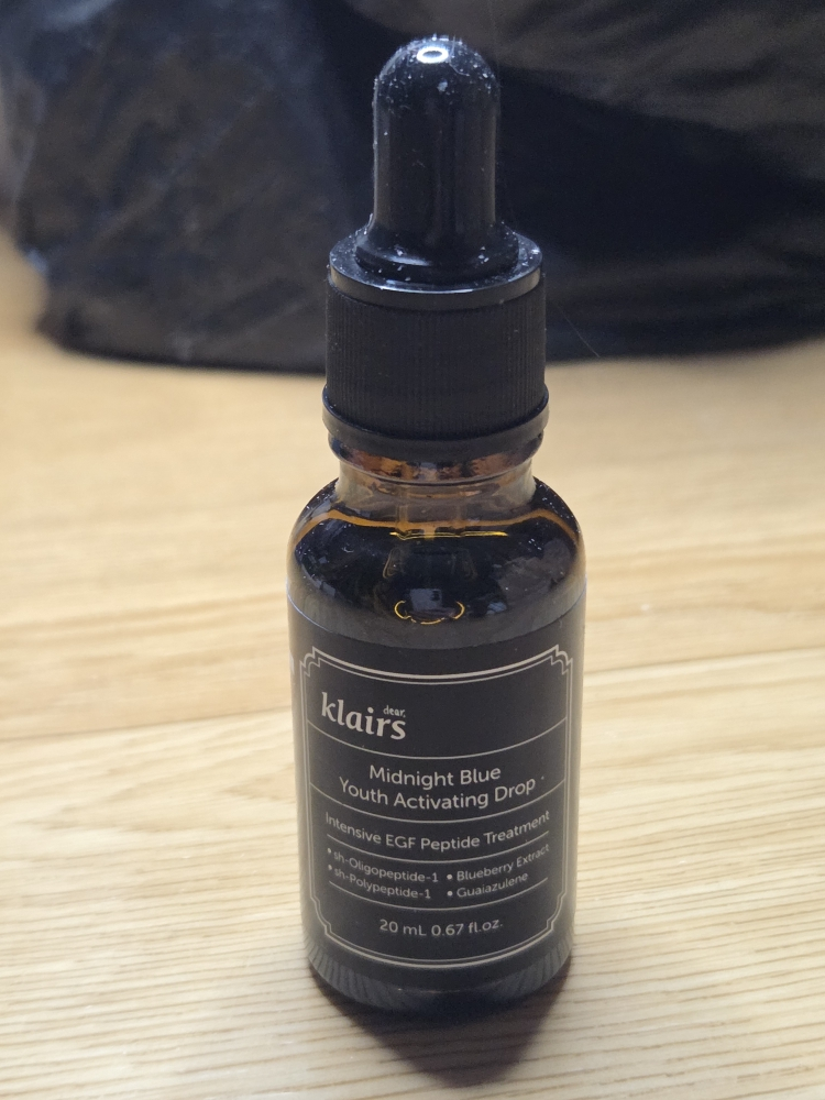 dearKlairs Gota de activación juvenil azul noche review image