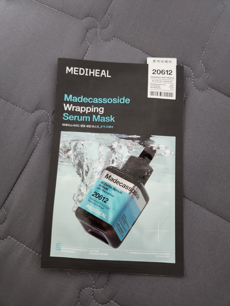 메디힐 (MEDIHEAL) 마데카소사이드 랩핑 세럼 마스크 [흔적 리페어] review image