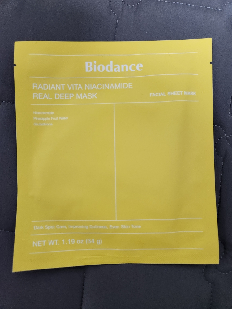 Biodance Radiant Vita 烟酰胺深层面膜 review image