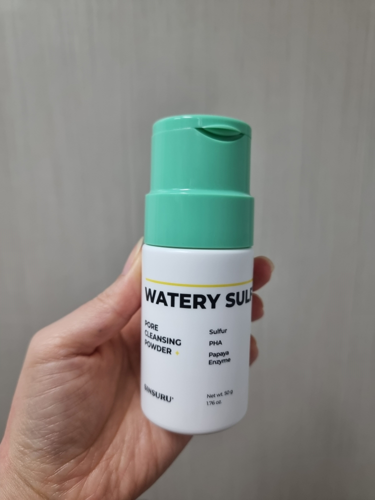 신스루 (sinsuru) 워터리 설퍼 모공 클렌징 파우더 review image