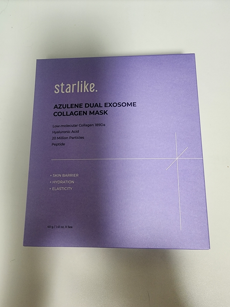 스타라이크 (starlike.) 아줄렌 듀얼 엑소좀 콜라겐 마스크 review image