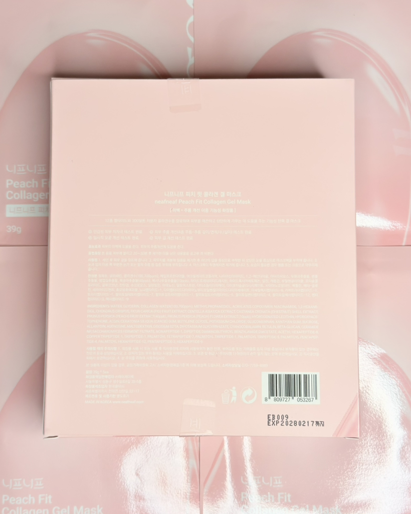 니프니프 (neafneaf) 피치 핏 콜라겐 겔 마스크 review image