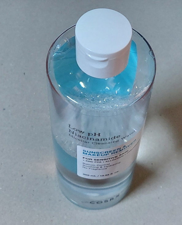 COSRX Niacinamide Micellar Cleansing Water with Mild Acidic pH review image