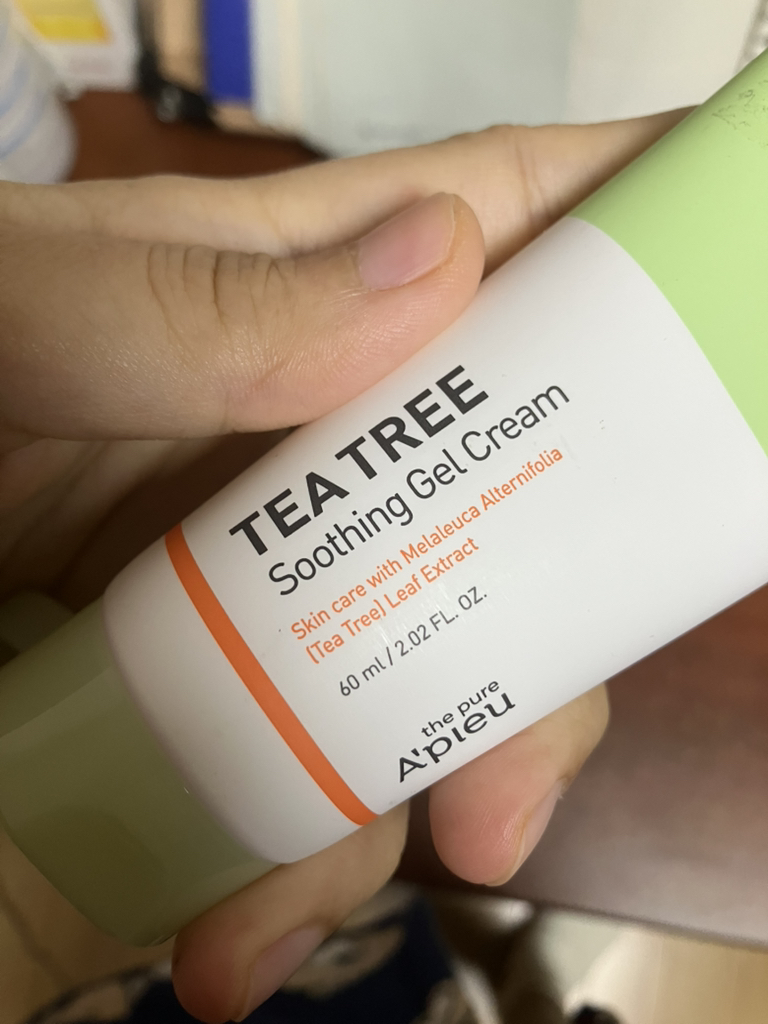 어퓨더퓨어 (A'pieuthepure) 더퓨어 티트리 수딩 젤 크림 review image