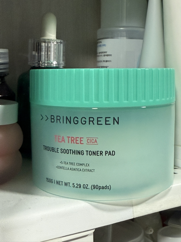 브링그린 (BRINGGREEN) 티트리 시카 트러블 수딩 토너 패드 review image